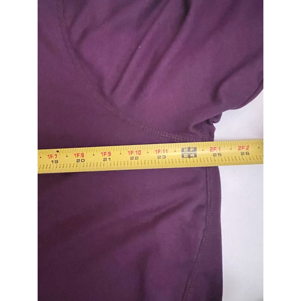 Cable & Gauge Women PLUS 2X Purple Pennant Cowl Neck‎ Long Sleeve Tunic Top NEW - Picture 8 of 12